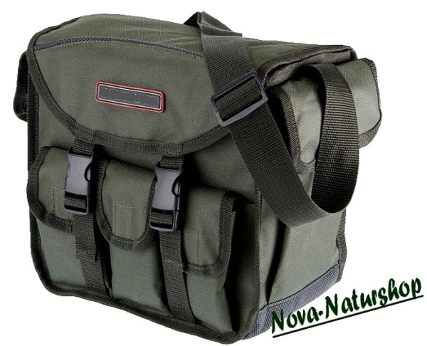 Outdoor Umhängetasche Oliv – Jagd- & Angeltasche mit viel Stauraum & PVC-Innenfach