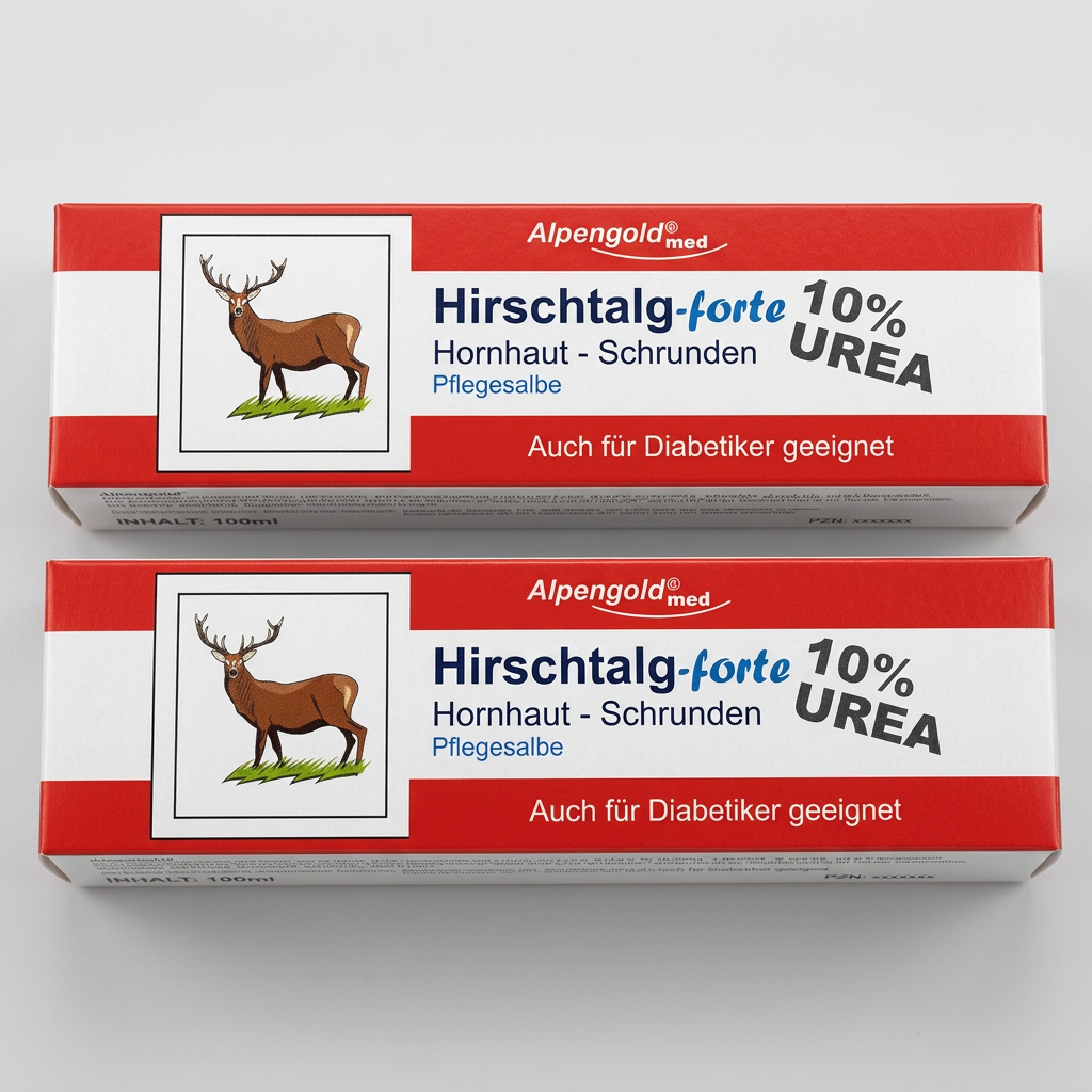Hirschtalgsalbe , Handcreme , Hirschtalg - Fußcreme 2 Stück