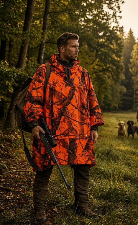 Jagd Poncho, Wasserdichter Jagd Poncho " Signal "