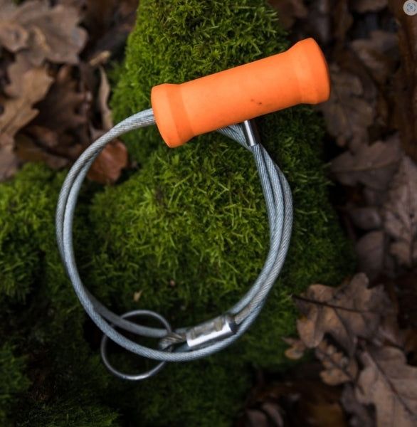 Wildbergehilfe 1-Hand System – robustes Stahlseil mit Kratongriff & Lösering für sicheres Bergen