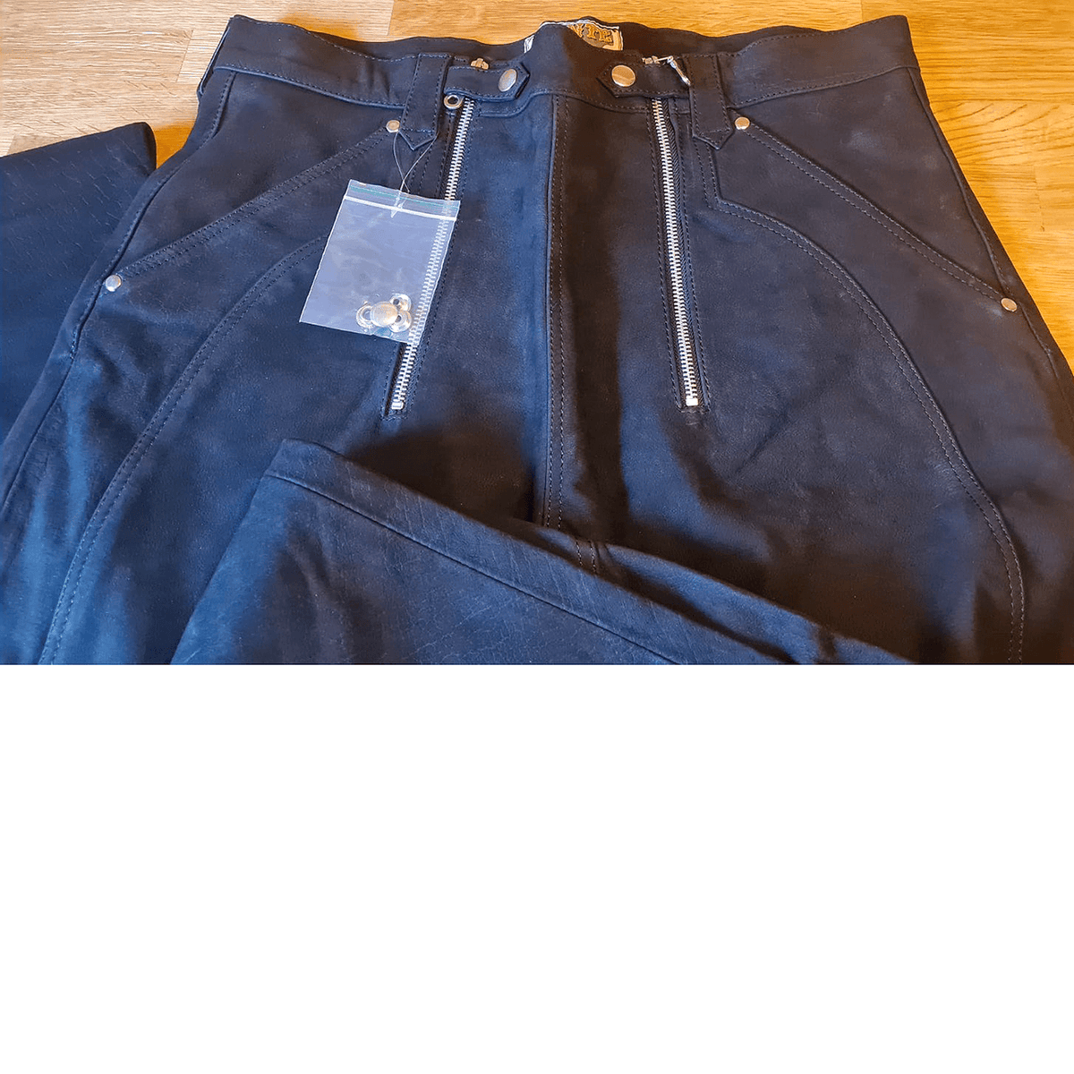 Zimmermanns Lederhose aus Buff-Nubukleder – robuste Outdoor- & Arbeitshose