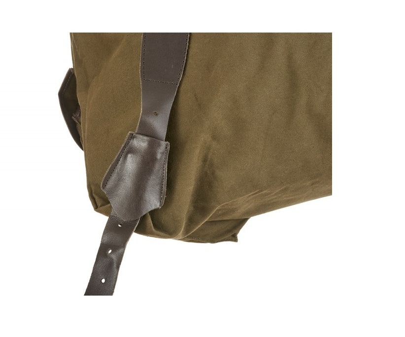 Jagd Rucksack Canvas 30 Liter – strapazierfähig, mit Schweißeinlage & Ledertrageriemen