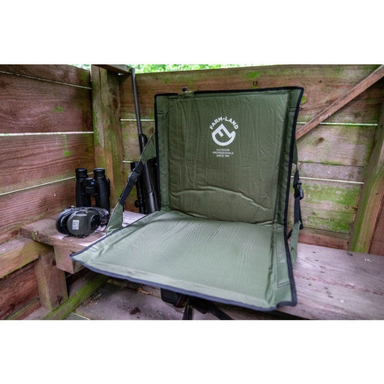 Schalensitz Sitzkissen TS selbstaufblasend – Thermo Ansitzkissen 50 × 50 cm, Oliv
