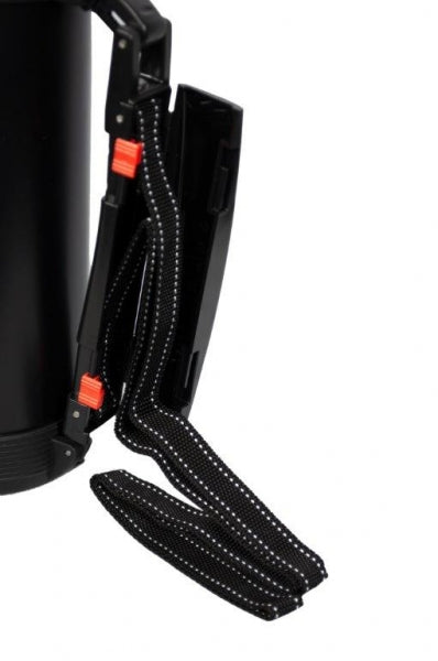 Jagd Thermokanne Hubertus – 1L Isolierkanne mit 2 Bechern, Klappgriff & Tragegurt
