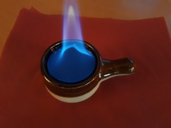 Bayerische Flambier-Pfännchen – 6er Set aus Keramik für Schnaps & Likör
