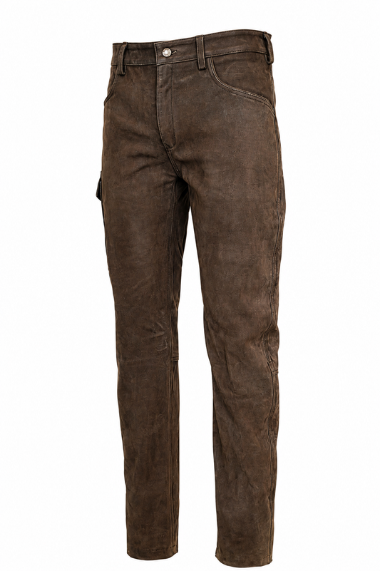 Jagdlederhose aus Büffelleder Hunter – Robust, bequem, funktional