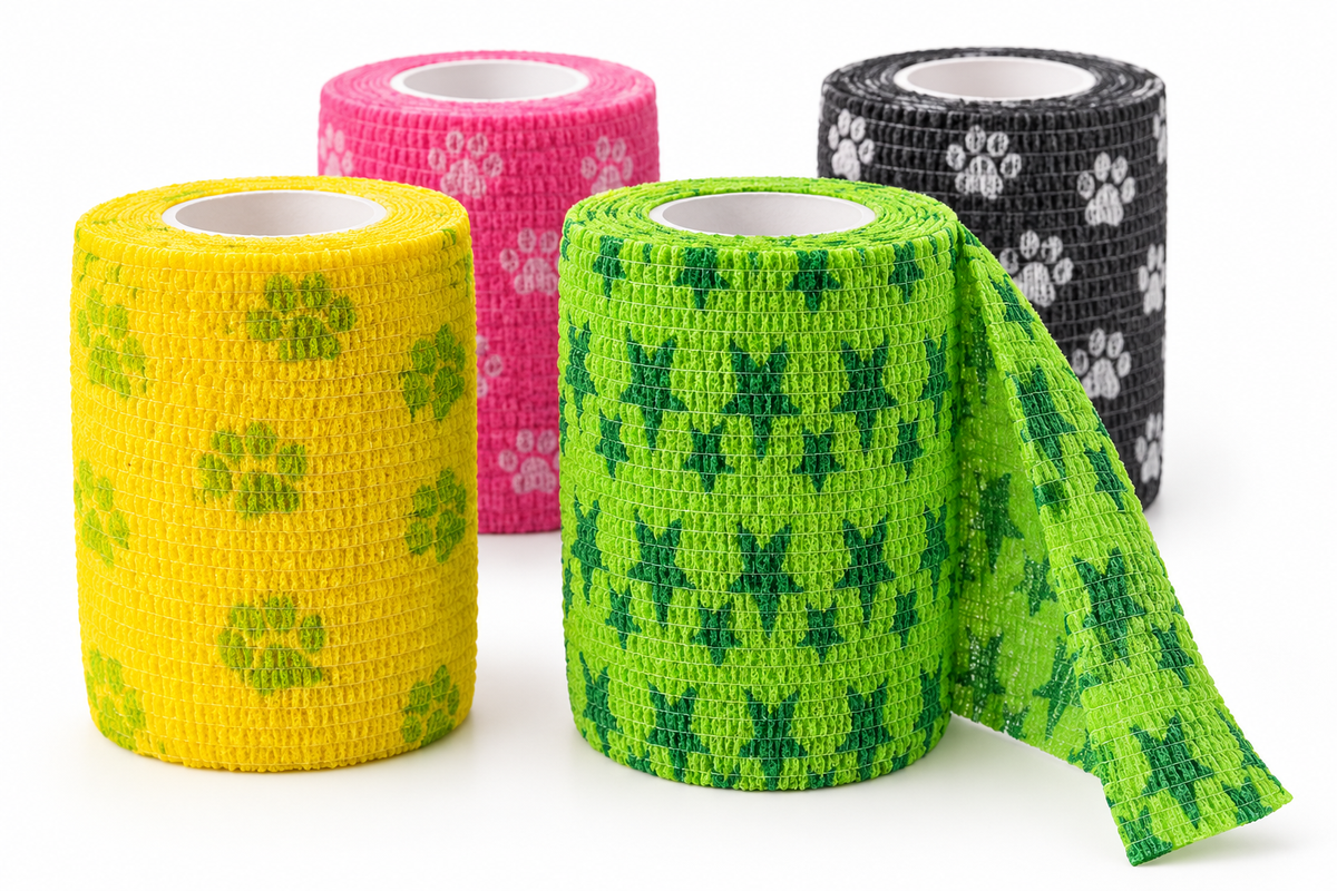 Bunt -Flex Hunde Bandage 7,5 cm x 4,5 m – Kohäsiv