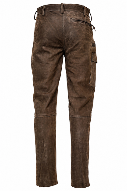Jagdlederhose aus Büffelleder Hunter – Robust, bequem, funktional