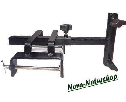Teleskop Schirmhalter für Boot, Hochsitz & Balkon – Stahl, 18–40 cm ausziehbar, Ø bis 21,3 mm