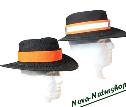 Hundeführer-Jägers Signalband für Hut – Reflektierend & Signalorange, Verstellbar 60–73 cm, 40 mm