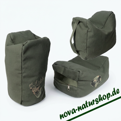 Flexible Gewehrauflage Hirschmann – geräuscharm, befüllbar & 3-seitig nutzbar