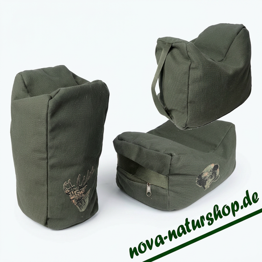 Flexible Gewehrauflage Hirschmann – geräuscharm, befüllbar & 3-seitig nutzbar