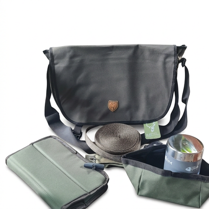 Hundeführer Set Nova Natur – 5-teilig mit Jagdtasche & Hundezubehör