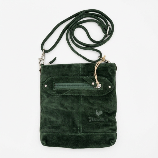 Damen Trachtentasche „Tannengrün“ – elegante Umhängetasche mit Stickerei
