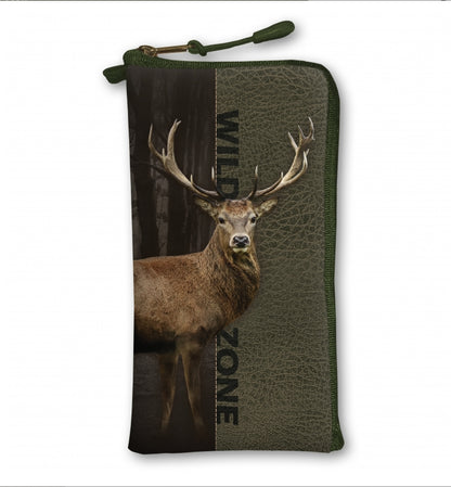Handytasche mit Wild Motiv , Jäger Smartphonetasche , Handytasche mit Gürtelschlaufe