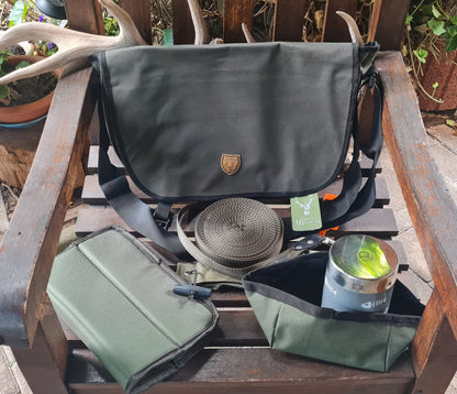 Hundeführer Set Nova Natur – 5-teilig mit Jagdtasche & Hundezubehör