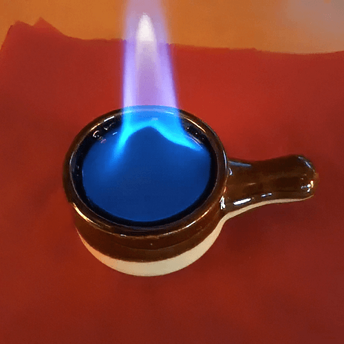 Bayerische Flambier-Pfännchen – 6er Set aus Keramik für Schnaps & Likör