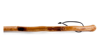 Wanderstock , Pilgerstock , Hirtenstock " Edelweiß " 110cm