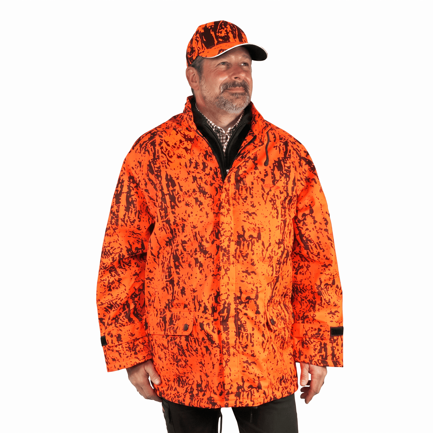 Jagd Überzieh-Warnjacke „Belfast“ – wasserdichte Signaljacke für Drückjagd & Treibjagd