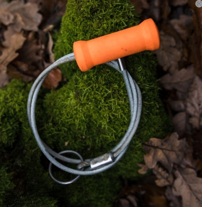 Wildbergehilfe 1-Hand System – robustes Stahlseil mit Kratongriff & Lösering für sicheres Bergen