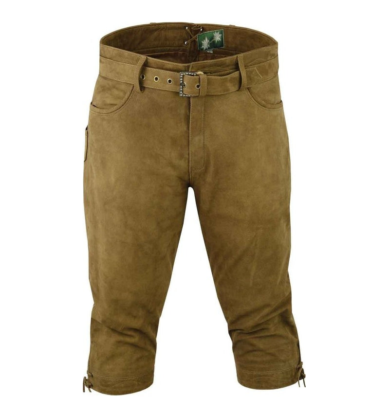 Kniebund Lederhose , Jagd Lederhose , Kniebundhose " Edwin"