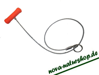 Wildbergehilfe 1-Hand System – robustes Stahlseil mit Kratongriff & Lösering für sicheres Bergen