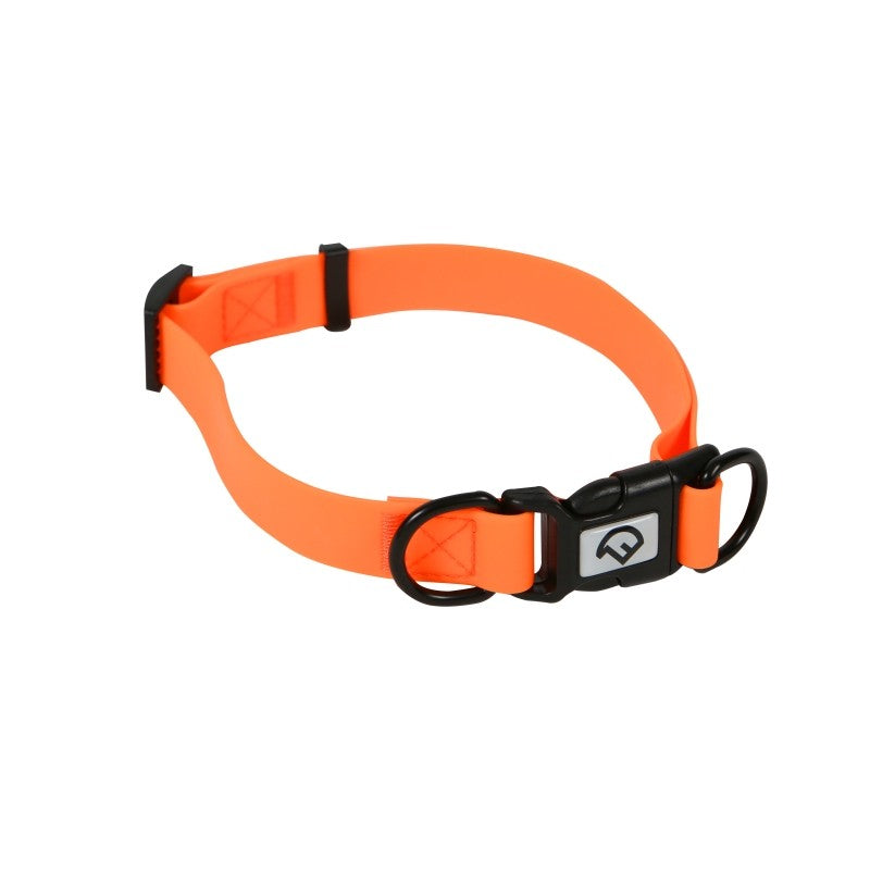 Signal Hundehalsband mit Schnellverschluss – Verstellbar in Signalorange ⭐