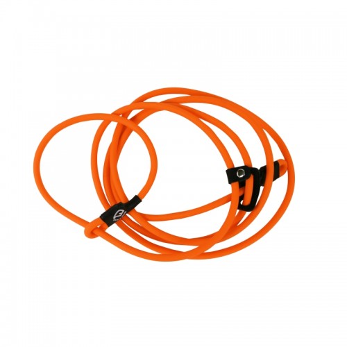 Lautlose Hundeleine Signalorange 2,8 m – Geräuschlose Jagdleine mit Halsung