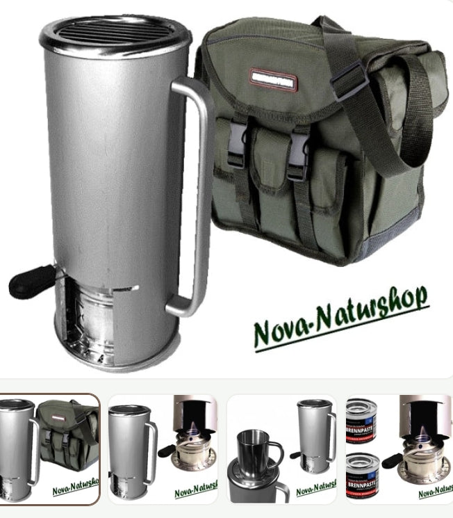 Tragbarer NOVA Alu Campingofen – mobile Wärmequelle für Camping & Outdoor