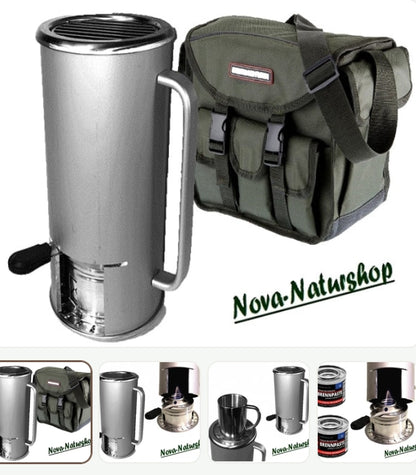 Tragbarer NOVA Alu Campingofen – mobile Wärmequelle für Camping & Outdoor