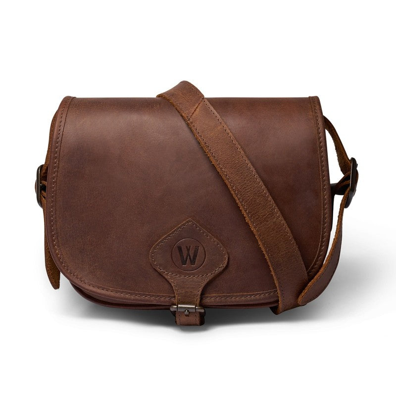 Waidmanns Jagdtasche aus Büffelleder Braun | Geöltes Leder , Leder Umhängetasche