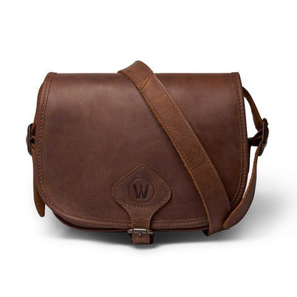 Waidmanns Jagdtasche aus Büffelleder Braun | Geöltes Leder , Leder Umhängetasche