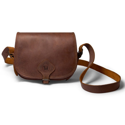 Waidmanns Jagdtasche aus Büffelleder Braun | Geöltes Leder , Leder Umhängetasche
