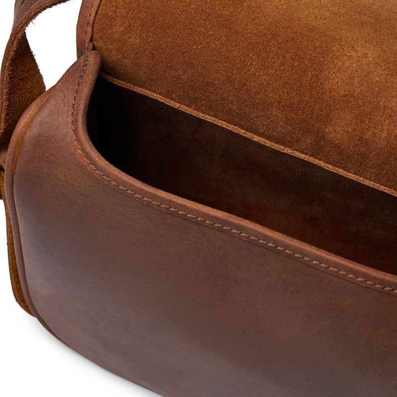 Waidmanns Jagdtasche aus Büffelleder Braun | Geöltes Leder , Leder Umhängetasche